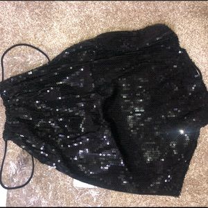 Dolls kill sequin halter top